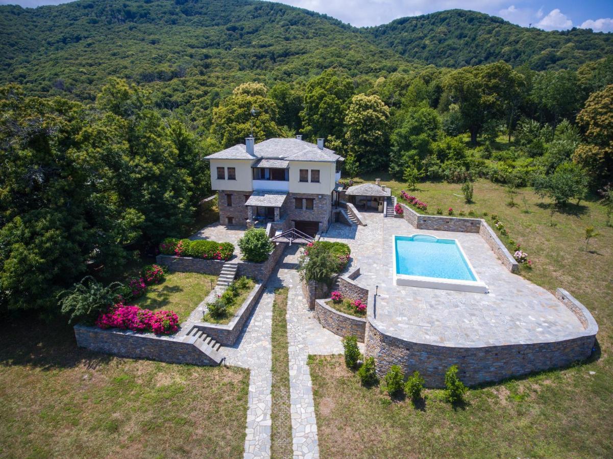 Luxury Villa With Pool In Tsagarada Exterior foto