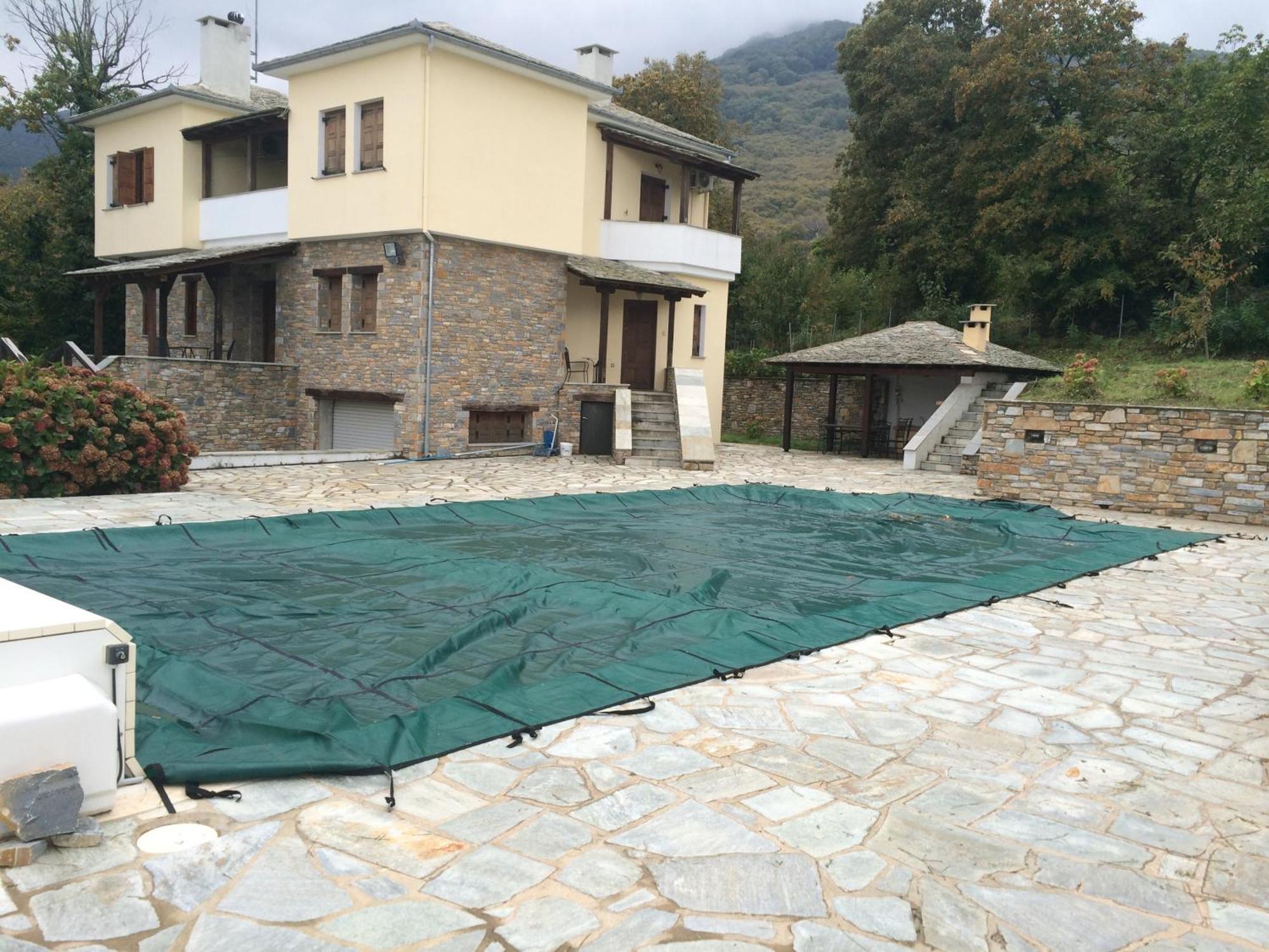 Luxury Villa With Pool In Tsagarada Exterior foto