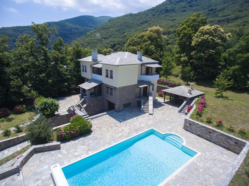 Luxury Villa With Pool In Tsagarada Exterior foto